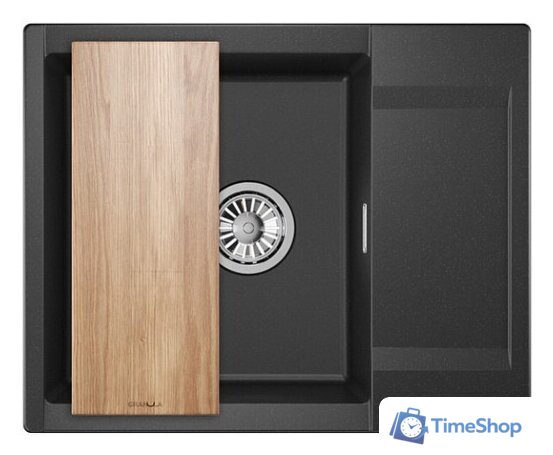 Кухонная мойка Granula ES-6202 (черный) - Изображение №1 — Интернет-магазин Time-Shop