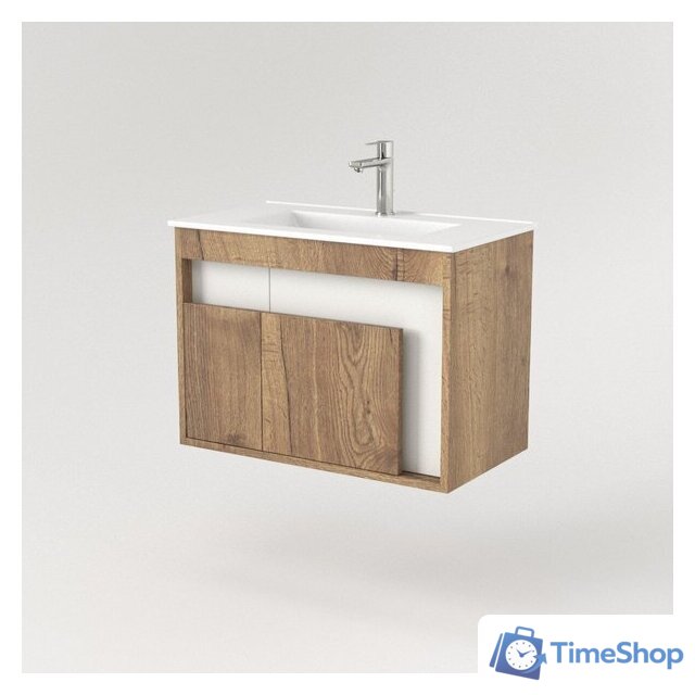  Дабер Тумба под умывальник 016 70 Т16.7.0.21 (дуб галифакс/белый) - Изображение №3 — Интернет-магазин Time-Shop