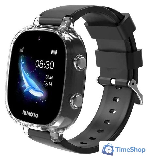 Умные часы с наушниками Aimoto Crystal 4G (черный) - Изображение №1 — Интернет-магазин Time-Shop