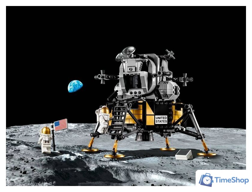 Конструктор LEGO Creator 10266 Лунный модуль корабля Апполон 11 НАСА - Изображение №14 — Интернет-магазин Time-Shop