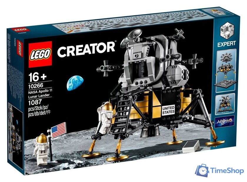 Конструктор LEGO Creator 10266 Лунный модуль корабля Апполон 11 НАСА - Изображение №1 — Интернет-магазин Time-Shop