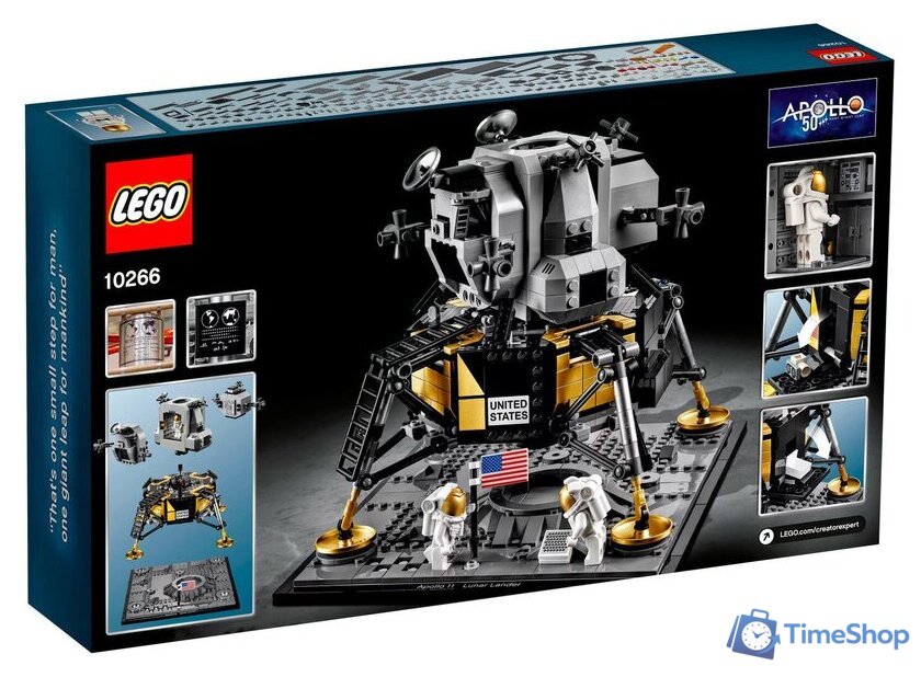 Конструктор LEGO Creator 10266 Лунный модуль корабля Апполон 11 НАСА - Изображение №2 — Интернет-магазин Time-Shop