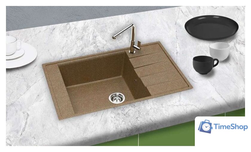 Кухонная мойка Berge BR-8005 (терракот) - Изображение №2 — Интернет-магазин Time-Shop