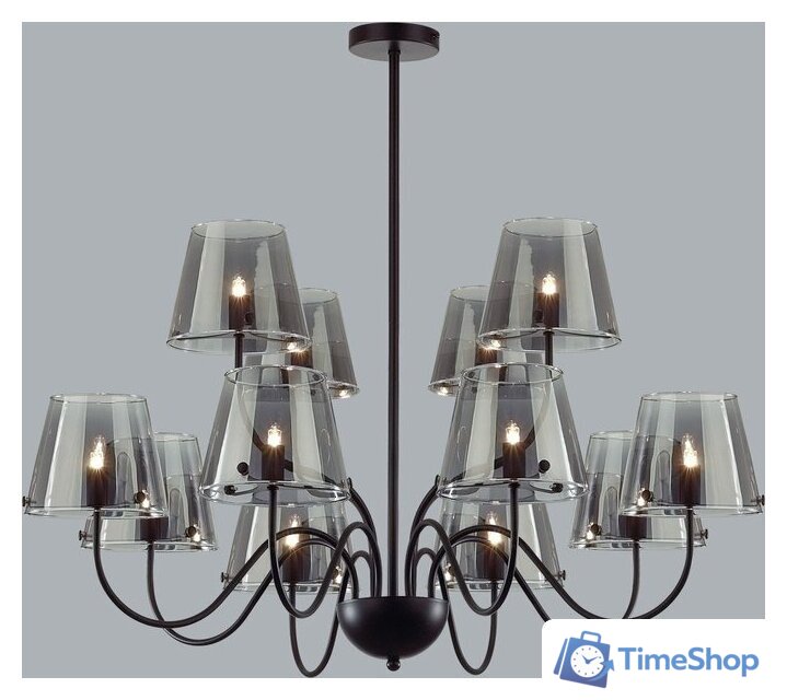 Люстра Lumion Smoky 6570/12C - Изображение №3 — Интернет-магазин Time-Shop