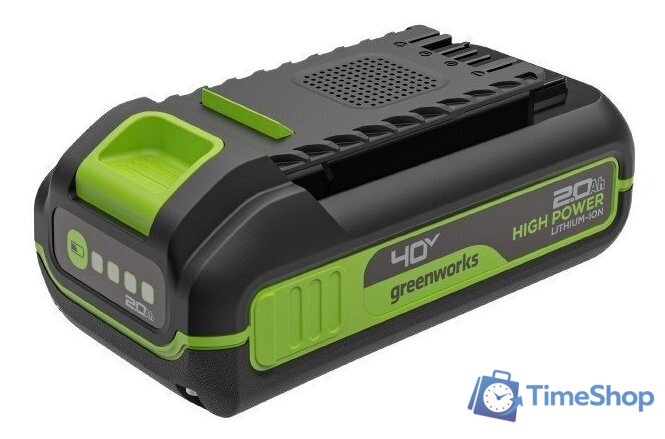 Аккумулятор Greenworks G40HP2 (40В/2 Ач) - Изображение №1 — Интернет-магазин Time-Shop