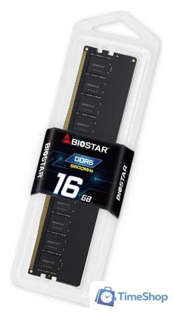 Оперативная память BIOSTAR 16ГБ DDR5 5600 МГц - Изображение №1 — Интернет-магазин Time-Shop