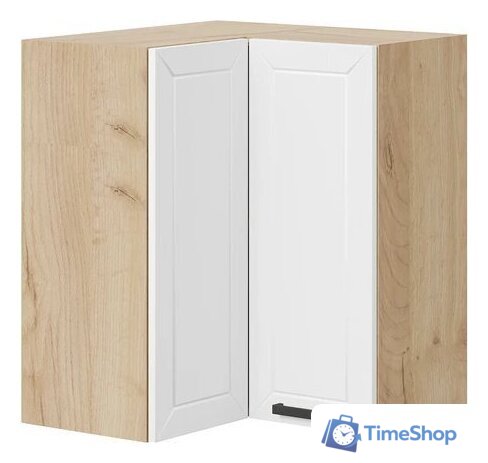 Шкаф навесной Трия Лорас 1В6УП (дуб крафт золотой/холст белый) - Изображение №1 — Интернет-магазин Time-Shop