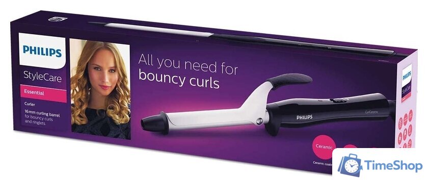 Круглая  плойка Philips BHB862/00 - Изображение №4 — Интернет-магазин Time-Shop