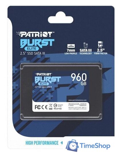 SSD Patriot Burst Elite 960GB PBE960GS25SSDR - Изображение №4 — Интернет-магазин Time-Shop