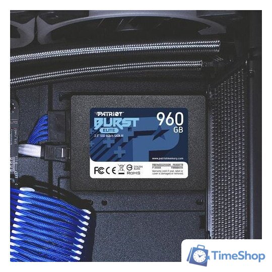 SSD Patriot Burst Elite 960GB PBE960GS25SSDR - Изображение №6 — Интернет-магазин Time-Shop