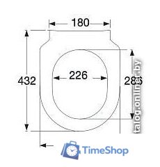 Сиденье для унитаза Villeroy & Boch Subway 2.0 9M78 S101 - Изображение №3 — Интернет-магазин Time-Shop