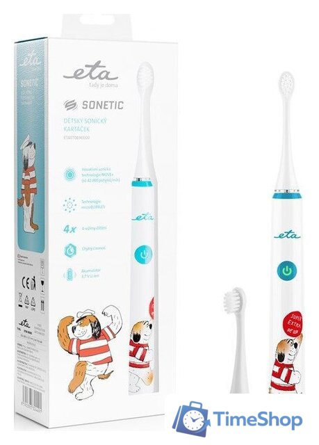 Электрическая зубная щетка ETA Sonetic Kids Maxipes Fik 0706 90000 - Изображение №1 — Интернет-магазин Time-Shop