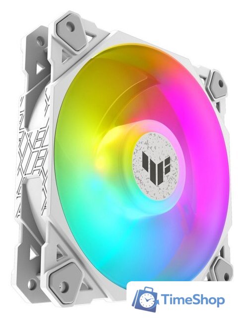 Комплект вентиляторов для корпуса с контроллером ASUS TUF Gaming TF120 ARGB Triple Fan Kit White Edition - Изображение №2 — Интернет-магазин Time-Shop