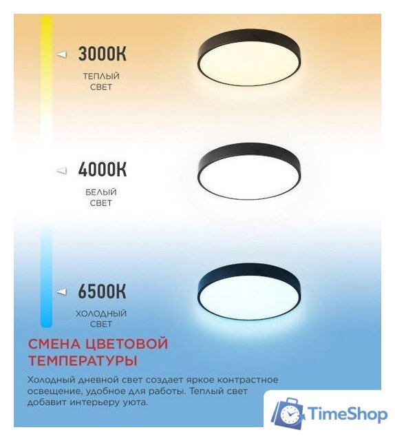 Припотолочная люстра In Home Scandy Simple-125RGB-RCB 4690612062273 - Изображение №7 — Интернет-магазин Time-Shop
