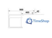 Кухонная мойка Blanco Zenar XL 6 S-F 523905 (правая, белый) - Изображение №3 — Интернет-магазин Time-Shop