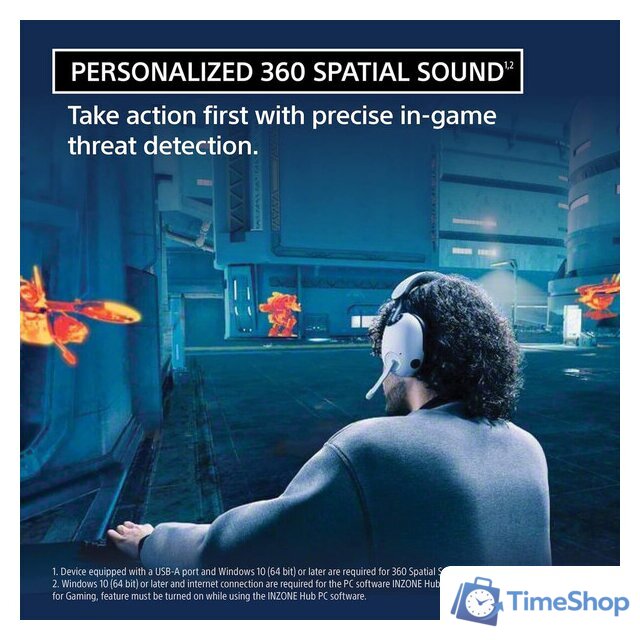 Наушники Sony Inzone H9 WH-G900N (черный) - Изображение №2 — Интернет-магазин Time-Shop