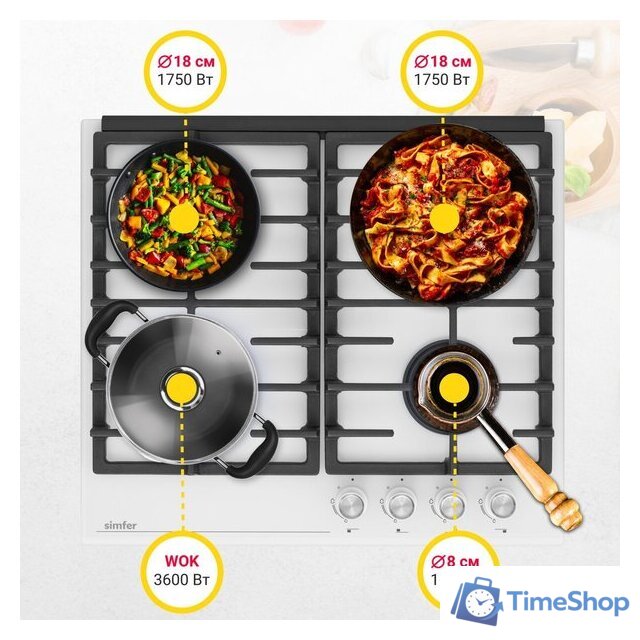 Варочная панель Simfer H60H41С570 - Изображение №4 — Интернет-магазин Time-Shop