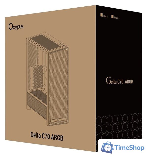 Корпус Ocypus Delta C70 BK ARGB - Изображение №7 — Интернет-магазин Time-Shop