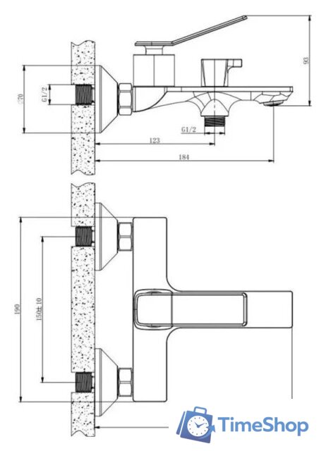 Смеситель Belz B60618 - Изображение №2 — Интернет-магазин Time-Shop
