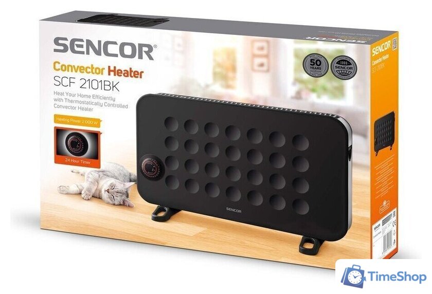 Конвектор Sencor SCF 2101BK - Изображение №14 — Интернет-магазин Time-Shop