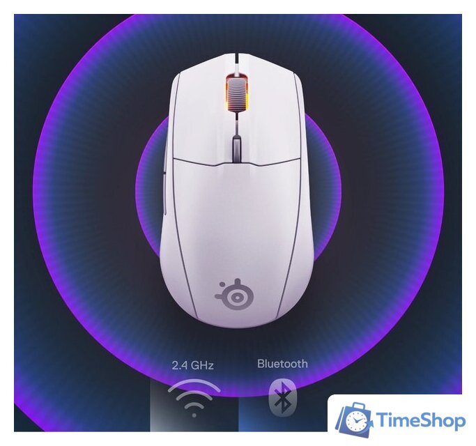Игровая мышь SteelSeries Rival 3 Wireless Gen 2 (белый) - Изображение №6 — Интернет-магазин Time-Shop
