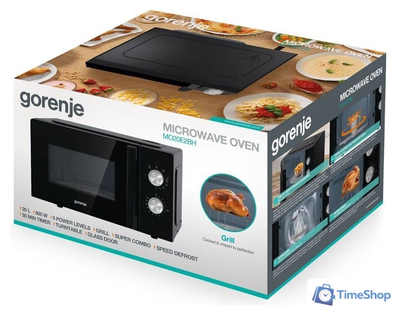 Микроволновая печь Gorenje MO20E2BH - Изображение №5 — Интернет-магазин Time-Shop