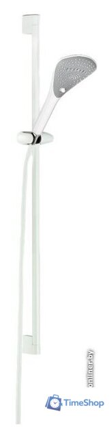 Душевой гарнитур  Kludi Fizz 6774091-00 (белый/хром) - Изображение №1 — Интернет-магазин Time-Shop