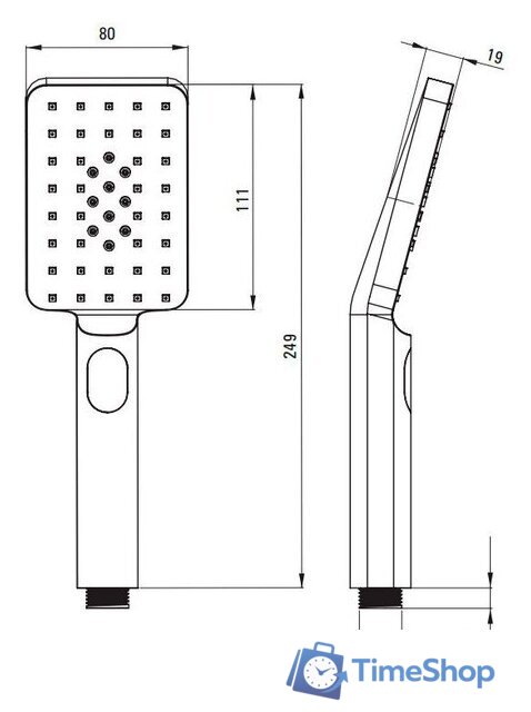 Душевая система  Deante Jasmin NAC_09JP (хром) - Изображение №8 — Интернет-магазин Time-Shop