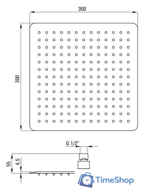 Душевая система  Deante Jasmin NAC_09JP (хром) - Изображение №3 — Интернет-магазин Time-Shop