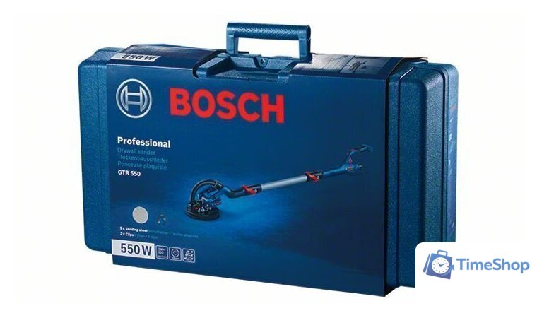 Шлифмашина для стен и потолков Bosch GTR 550 Professional 06017D4020 (с кейсом) - Изображение №7 — Интернет-магазин Time-Shop