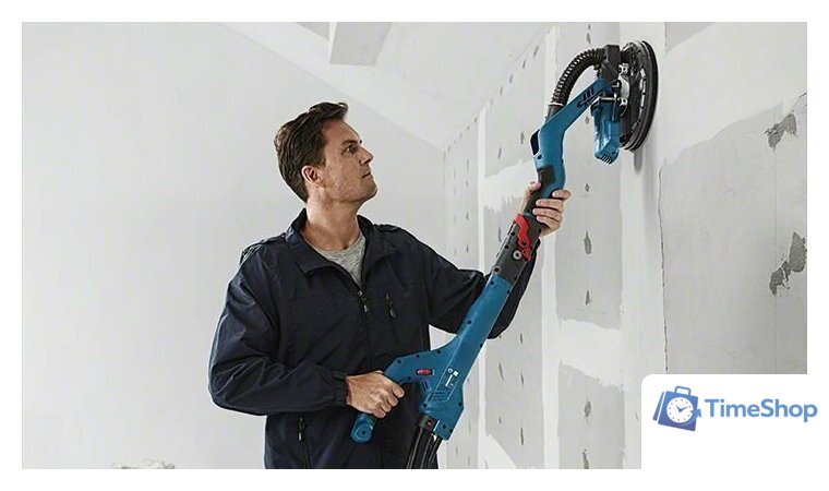 Шлифмашина для стен и потолков Bosch GTR 550 Professional 06017D4020 (с кейсом) - Изображение №11 — Интернет-магазин Time-Shop