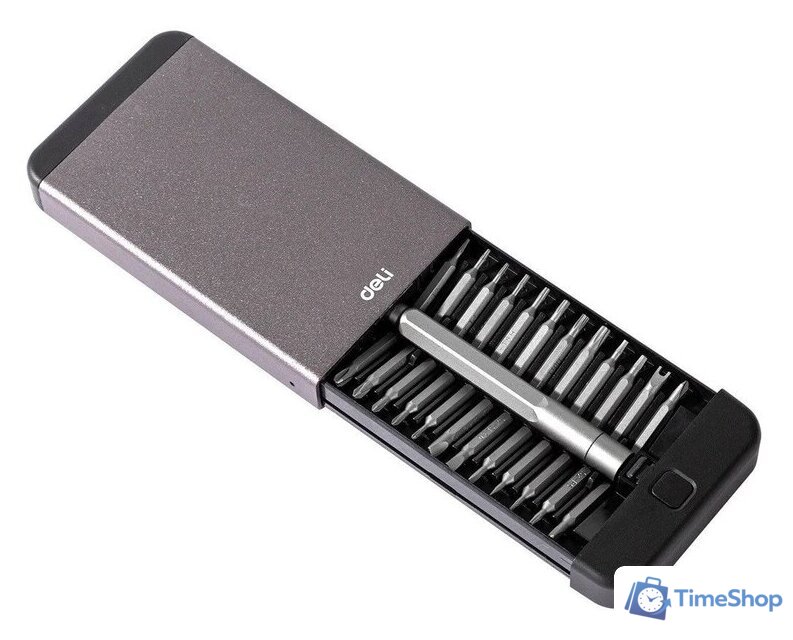 Набор отвертка с битами Deli DL3525 (25 предметов) - Изображение №1 — Интернет-магазин Time-Shop