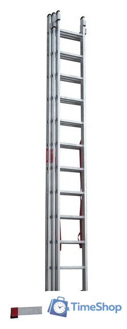Лестница-стремянка Новая высота NV 323 трёхсекционная профессиональная 3x12 ступеней - Изображение №6 — Интернет-магазин Time-Shop