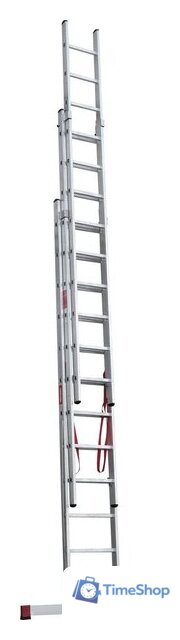 Лестница-стремянка Новая высота NV 323 трёхсекционная профессиональная 3x12 ступеней - Изображение №5 — Интернет-магазин Time-Shop