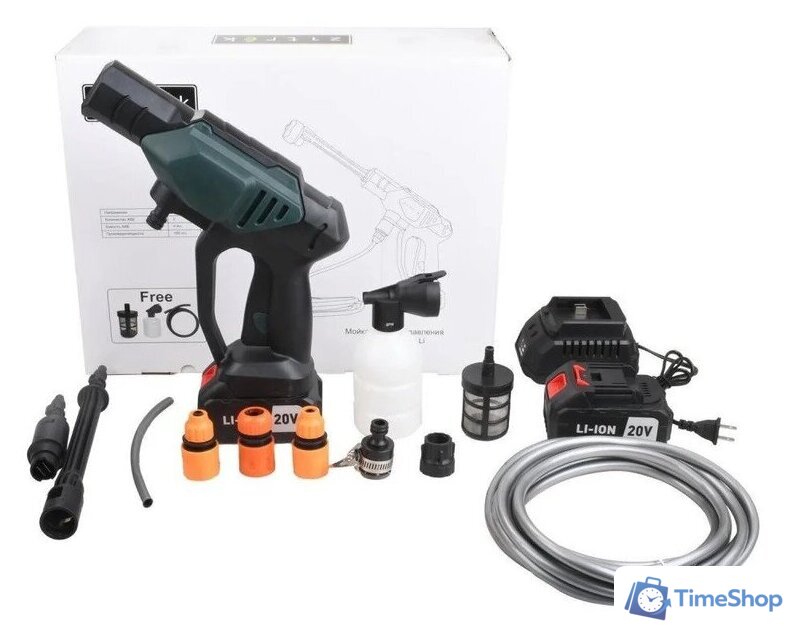 Мойка высокого давления Zitrek ZKHP 20 Li (с 2-мя АКБ) - Изображение №1 — Интернет-магазин Time-Shop