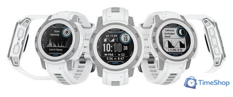Умные часы Garmin Instinct 2S Solar Surf Edition (белый) - Изображение №6 — Интернет-магазин Time-Shop