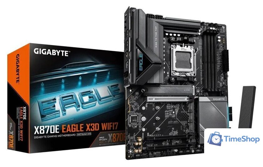 Материнская плата Gigabyte X870E Eagle X3D WiFi7 - Изображение №4 — Интернет-магазин Time-Shop