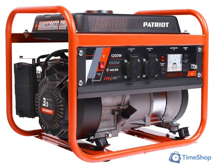 Бензиновый генератор Patriot GRS 1500 - Изображение №1 — Интернет-магазин Time-Shop