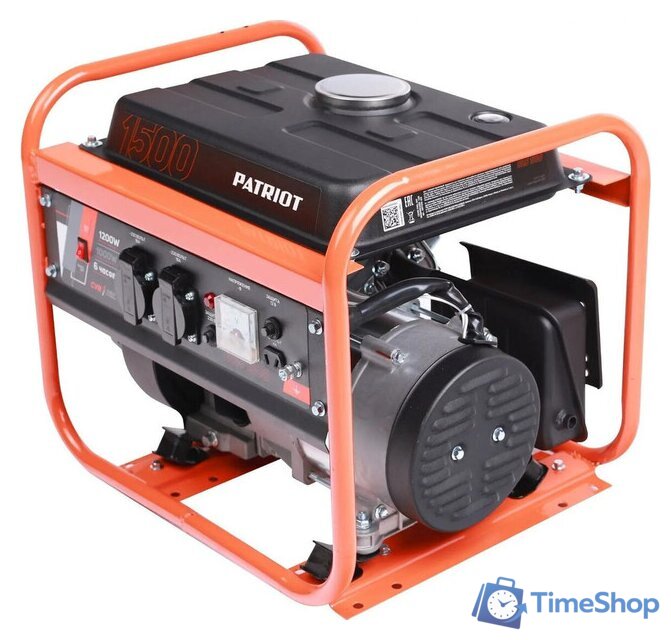 Бензиновый генератор Patriot GRS 1500 - Изображение №4 — Интернет-магазин Time-Shop