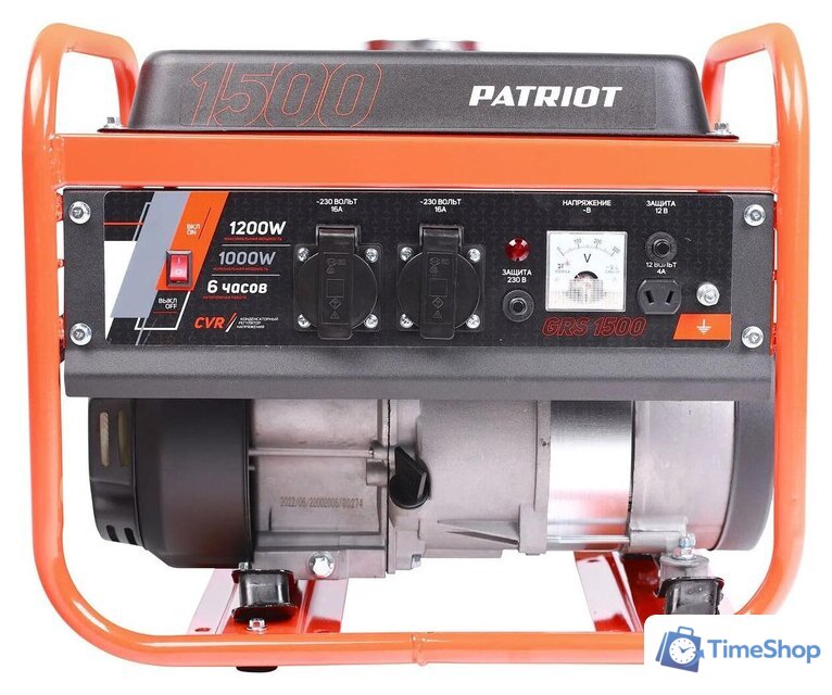Бензиновый генератор Patriot GRS 1500 - Изображение №5 — Интернет-магазин Time-Shop