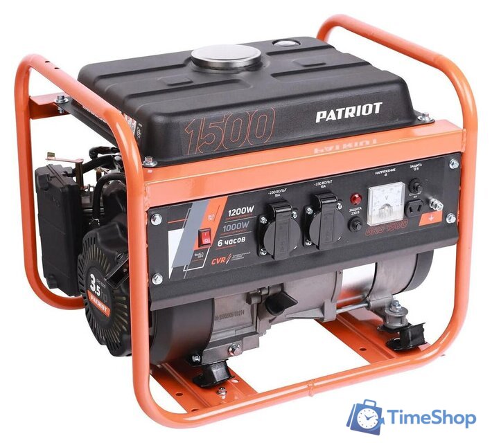 Бензиновый генератор Patriot GRS 1500 - Изображение №2 — Интернет-магазин Time-Shop