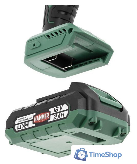 Дрель-шуруповерт Hammer ACD18BL (с 2-мя АКБ, кейс) - Изображение №11 — Интернет-магазин Time-Shop