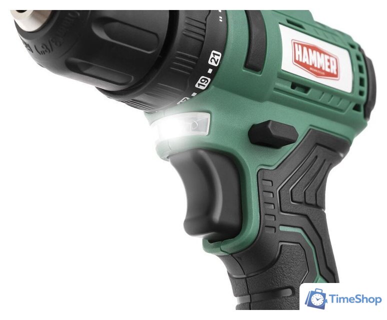 Дрель-шуруповерт Hammer ACD18BL (с 2-мя АКБ, кейс) - Изображение №7 — Интернет-магазин Time-Shop