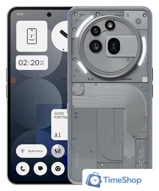 Телефон Nothing Phone (3a) Pro 12GB/256GB (серый) - Изображение №1 — Интернет-магазин Time-Shop