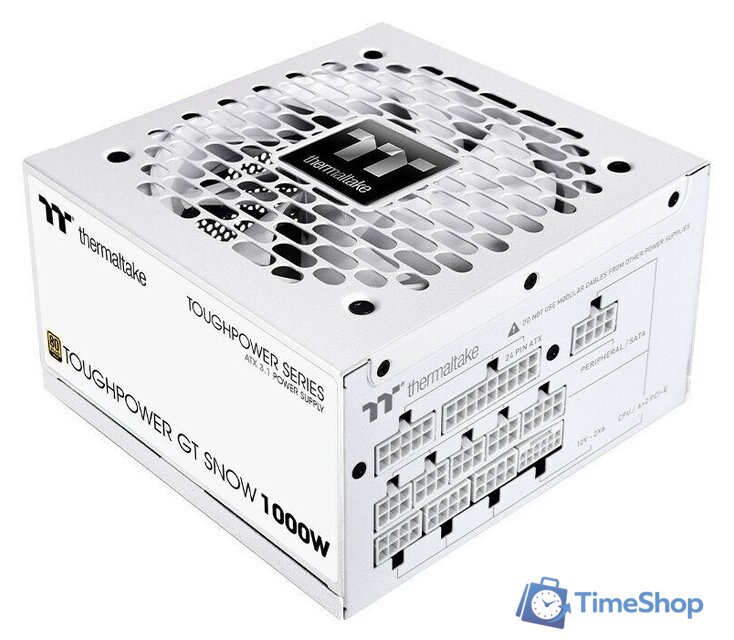 Блок питания Thermaltake Toughpower GT Snow 1000W PS-TPT-1000FNFAGE-W - Изображение №1 — Интернет-магазин Time-Shop
