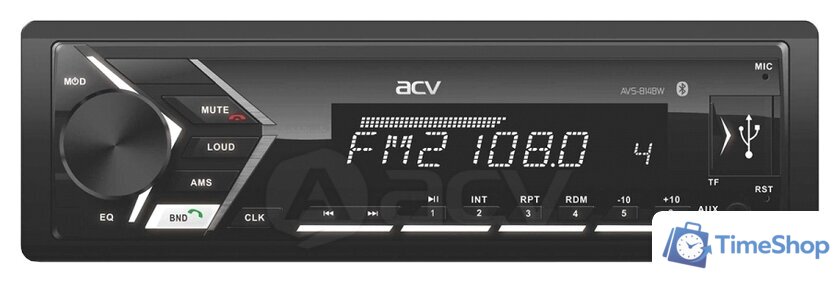 USB-магнитола ACV AVS-814BW - Изображение №1 — Интернет-магазин Time-Shop
