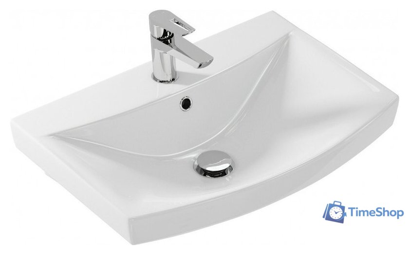 Умывальник Cersanit Carina 60В S-UM-CAR60/1 + 63020 - Изображение №5 — Интернет-магазин Time-Shop