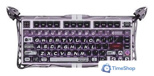 Клавиатура Gravastar Mercury V75 Pro Iron Purple (GravaStar x Gateron Magnetic Jade Pro) - Изображение №1 — Интернет-магазин Time-Shop