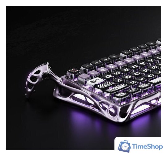 Клавиатура Gravastar Mercury V75 Pro Iron Purple (GravaStar x Gateron Magnetic Jade Pro) - Изображение №7 — Интернет-магазин Time-Shop