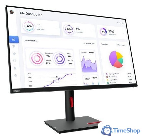 Монитор Lenovo ThinkVision T32p-30 63D2GAT1EU - Изображение №2 — Интернет-магазин Time-Shop